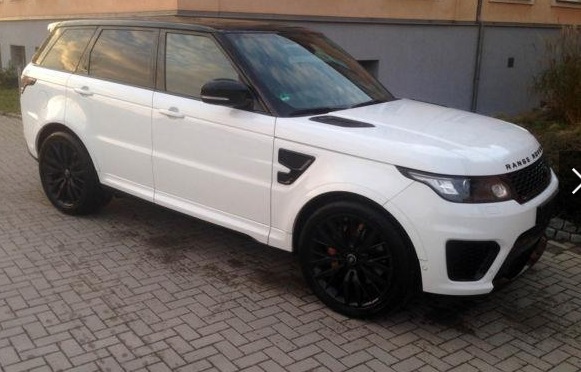 Left hand drive LANDROVER RANGE ROVER SPORT SC SVR/Key/TV/Soft/HeadUp/22